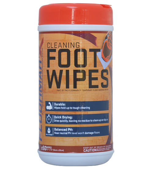 FloormarX Cleaning Foot Wipes 